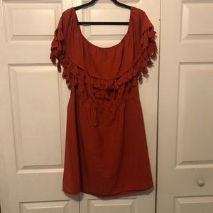 Off the shoulder dress